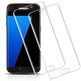 Carantee Schutzfolie für Samsung Galaxy S7 Edge Panzerglas, 9h Härte Glas Anti-Kratzen Panzerglasfolie, Anti-Bläschen Anti-Fingerabdruck Displayschutzfolie für Samsung Galaxy S7 Edge [2 Stück]