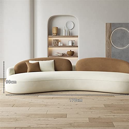 KCUZO Living Room Fabric Sofa Decoration Cushions European Lounge Lazy Sofa Bed Japandi Furniture - Image 5