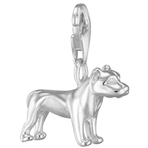 Vinani Pendentif Charm - Pitbull - lustré - Chien - Argent 925 - HHP Cover