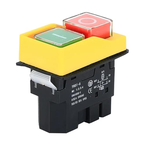 Interruptor electromagnético resistente al agua DZ05 con parada de seguridad CA 250V 7