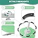 Qusases Sensory Swivel Chairs for Kids, Spinning Chair for Autistic Kids, Sit and Spin Sensory Toys, Training Body Coordination, Autism ADHD Chairs Indoor Outdoor Play Equipment (Green)