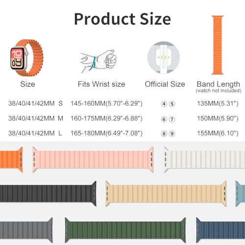 Ocean Solo Loop Bands Compatible with Apple Watch Band for Women Men 38mm 40mm 41mm 42mm, Soft Silicone Waterproof Stretchy Strap for iWatch Series 11 10 9 8 7 6 5 4 3 SE - image 4