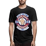 Men John Hip Hop Cena T-Shirts Big Boys Youth Men Short Sleeve Cotton T Shirt,Round Neck Top Stylish Oversized T-Shirt Casual Big-Tall Custom Tees Clothes Large