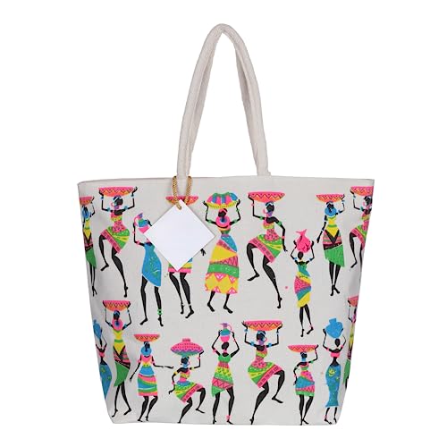 Image of SAINIK'S - ACCESS TO QUALITY Tote Bags for Women with Zip, College Bag for Girls, Tote Bag for Traveling & Daily Use | Gifts for Women -