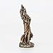 Veronese Design 3 7/8 Inch OYA -Santeria Orisha Goddess of Wind, Storm and Transformation Cast Resin Hand Painted Antique Bronze Finish Statue Home Decor