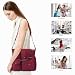 Imagen de HUA ANGEL Bolso Cruzado Mujer Mediano Casual de Nylon Impermeable con Múltiples Bolsillos