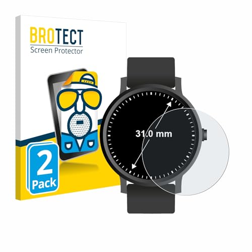 brotect Pellicola Protettiva Opaca per Orologi (circolare, ø: 31 mm)