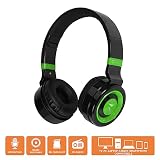 Techmade Cuffie Wireless BT + Microfono Green
