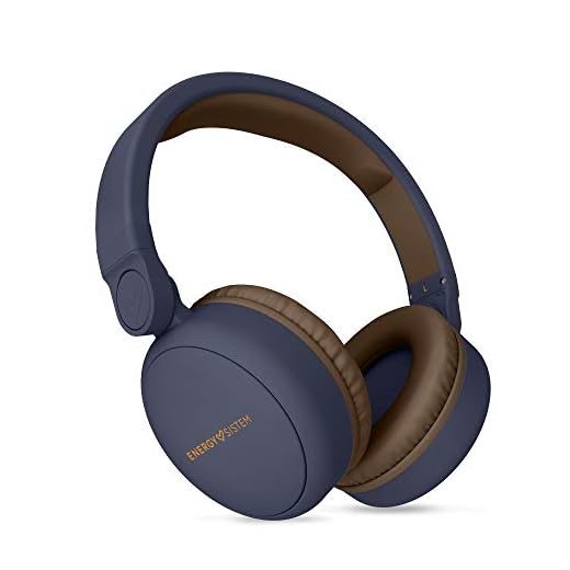 Energy Sistem Headphones 2 - Auriculares con Bluetooth (Over-Ear, Audio-In, Long Battery Life, 180 Plegable) Azul