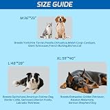 Becrowm Hundekühlmatte Selbstkühlende Faltbare Kühlmatte für Hunde im Sommer Kühlmatte für Hunde und Katzen Maschinenwaschbar (Grau, Mittel)