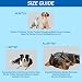 Becrowm Hundekühlmatte Selbstkühlende Faltbare Kühlmatte für Hunde im Sommer Kühlmatte für Hunde und Katzen Maschinenwaschbar (Grau, Mittel)