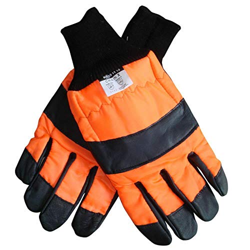 BMS Chainsaw Gloves Class 1 With Left Hand Protection Pro Quality Small S Size 8