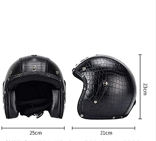 Casco Moto Retrò per Uomo e Donna Casco Moto Jet