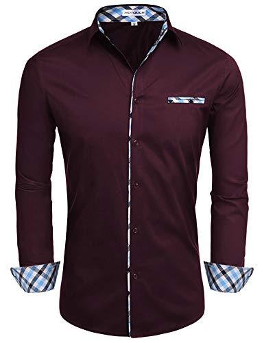 mens slim fit casual shirts