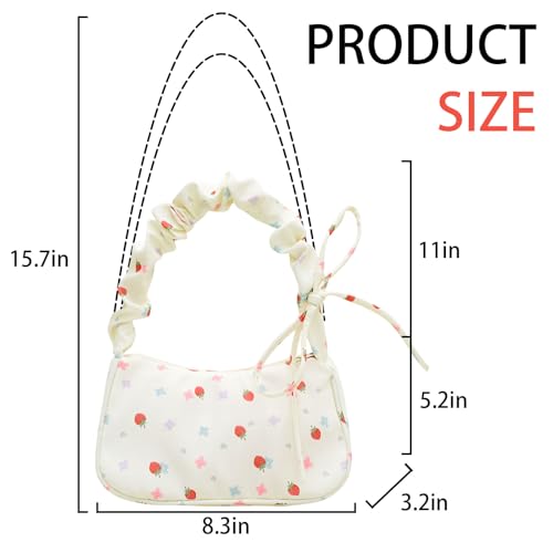 Bolsos bandolera para mujer, bolso tote moderno para axila, bolso hobo bonito con correa ajustable, 1 pieza miniatura 4