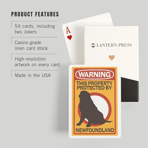 Lantern Press naipes poker 52 cartas para adultos miniatura 3