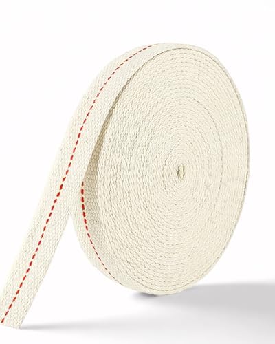 Pabilos para lámparas de aceite 3/4 pulg, 32.8 ft