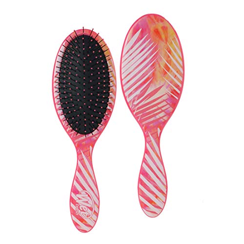 Wet Brush Original Detangler Hair Brush, Bamboo (Liquid Tropics) - Detangler Brush with Soft & Flexible Bristles - Detangling Brush for Curly Hair - Tangle-Free Brush for Straight, Thick, & Wavy Hair