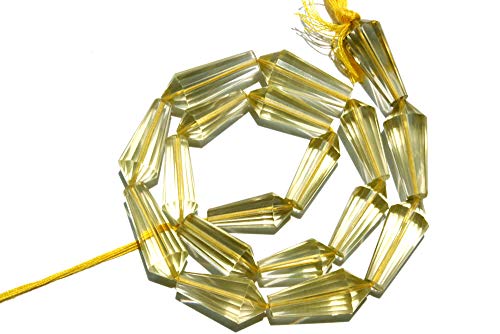 Perles de Quartz Citron facettées pour créer vos bijoux d'été personnalisés