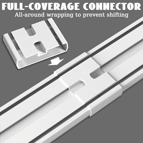 Système de tringle à rideaux double rail pour résoudre le manque d'intimité