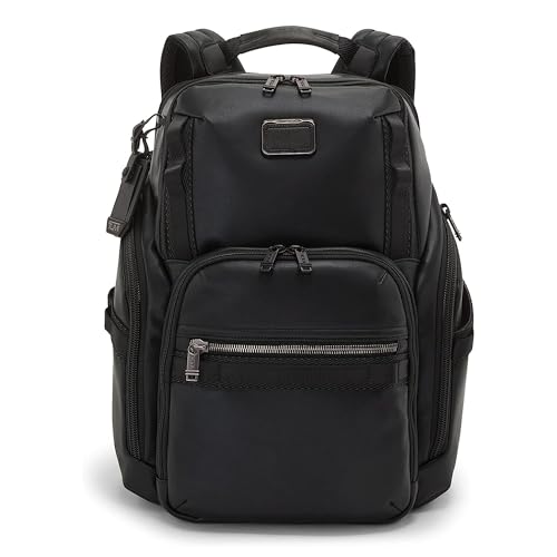 TUMI - Alpha Bravo Search Backpack - Laptop Backpack for Men & Women - Backpack for Work & Travel - 17.0' X 14.0' X 8.3' - Black Leather