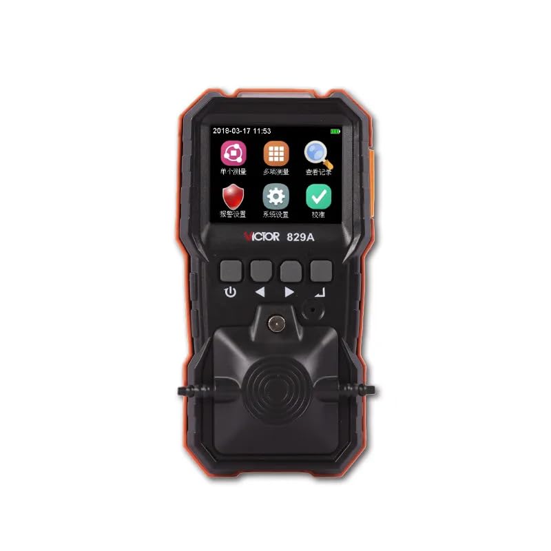 VICTOR 829S Compound Gas Monitor Combustible Gas (LEL) Oxygen (O2) Hydrogen Sulfide (H2S) Carbon Monoxide (CO) Gas Detector(VICTOR 829S)
