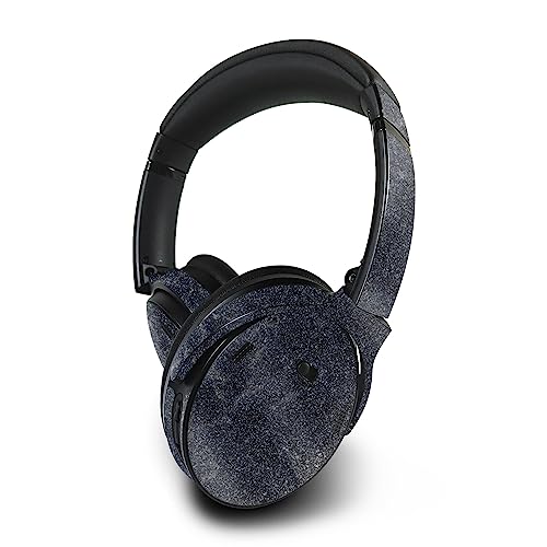 Image of MightySkins Glossy Glitter Skin Compatible with Bose QuietComfort 45 Headphones Dark Shimmer Marble | Protective, Durable High-Gloss Glitter Finish | Easy to Apply