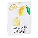 Outshine 12" x 16" Lemon Wall Art Decor Live Your Life with Zest Positive Quotes Canvas Wall Art | Kitchen Bath Bar Pantry Laundry Office Coffee Bar|