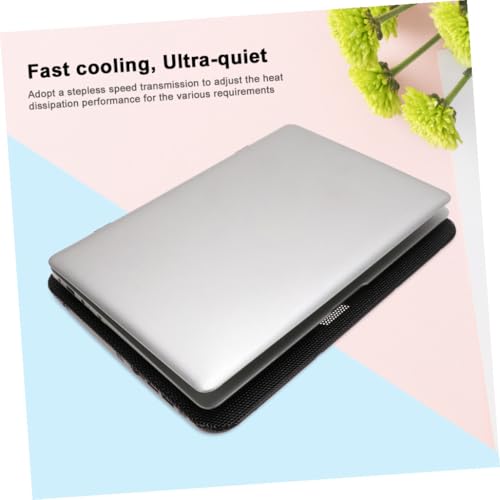 Base ajustable para laptop con ventilador grande de 6 pulgadas miniatura 6