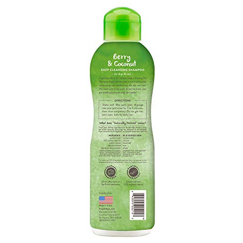 TropiClean Berry & Coconut Deep Cleansing Dog Shampoo | Deodorizing Dog Shampoo | Natural Pet Shampoo Derived from… - Image 3
