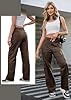IVIR Cargo Pants Women High Waist Y2K Cargo Baggy ... #3