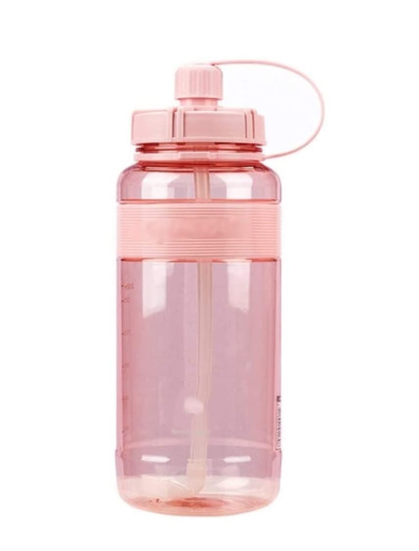 Bottiglia Acqua Bottiglia Bottiglia di acqua motivazionale portatile, con bottiglia da bere paglia, tempo segnato acqua brocca Ideale for la corsa in bicicletta escursionistica palestra Borracce Borra
