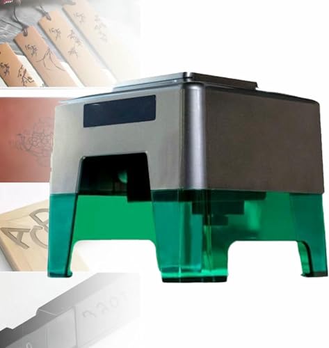 Máquina de grabado de escritorio, grabadora láser portátil de escritorio DIY, control de Windows o aplicación, fácil configuración para principiantes para madera, plástico, cerámica, vidrio~/