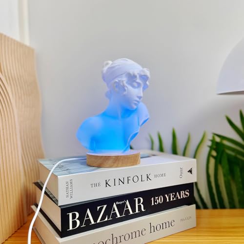Image of Sappho Lamp ,Bedside lamps, Lights for Bedroom Aesthetic, Novelty Lamp with Remote 16 Colors, Dimmable Night Light, Bedroom Decor for Women, Unique Lamps,Cozy Lighting,Home Decor,Christmas Gifts