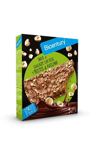 Bicentury Barrita Cereal Choco Leche Avellana, 8 Unidades
