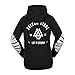 Volcom Women's Costus Pollover Baselayer Hooded Fleece Snow Sweatshirt, Black S3, Medium