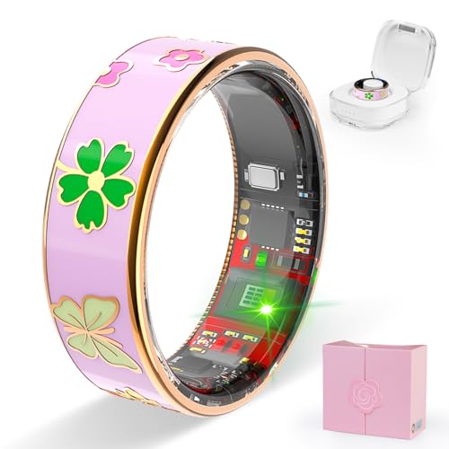 Smart Ring Men & Women Ring Sleep Tracker Pedometer Long Battery Life No Subscription Fee, IP68 Waterproof - Detailed View