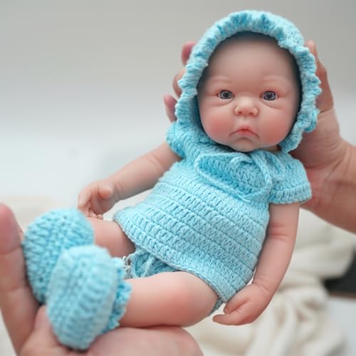 Muñeco Bebé Silicone Alan Reborn 12 pulgadas miniatura 3