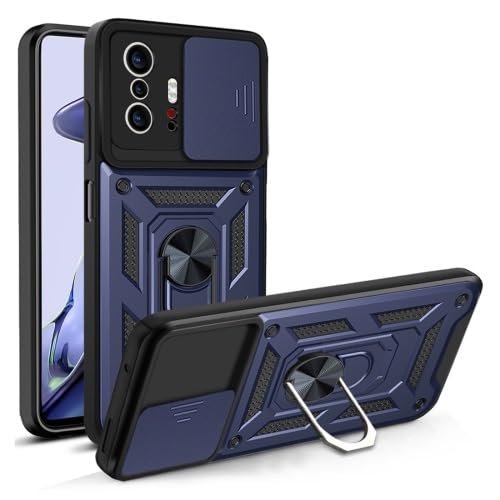 KrKis Back Cover for Xiaomi 11T Pro 5G Bumper Back Case Cover | Ring Holder & Kickstand in-Built | 360 Degree Protection Back Case Cover for Xiaomi 11T Pro 5G (Blue) (B09V5QJVVF) Amazon Price History, Amazon Price Tracker