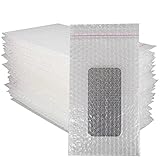 Eyluck 50PCS Self Sealing Bubble Pouches Wrap Bags,6 Inch x10 Inch Double Walled Cushioning Bags,Cle