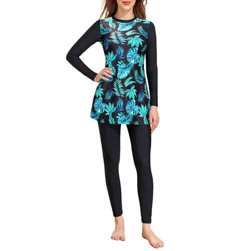 Maillot de bain musulman coupe divisée tankini couvrant pour confort et pudeur