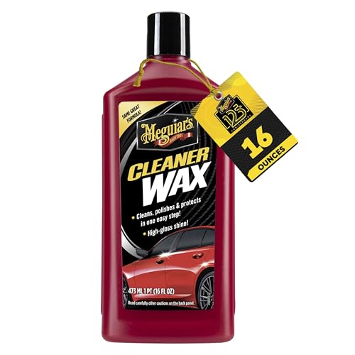 Meguiar's Cleaner Wax - Liquid Car Wax, Cleans, Polishes and Protects Your Vehicle - Easy to Use,...