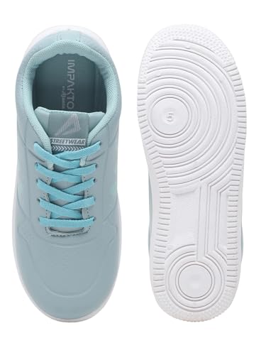 Image of Impakto Leaf Sprint Women's Casual White Stylish Sneakers Trendy & Lightweight Design
