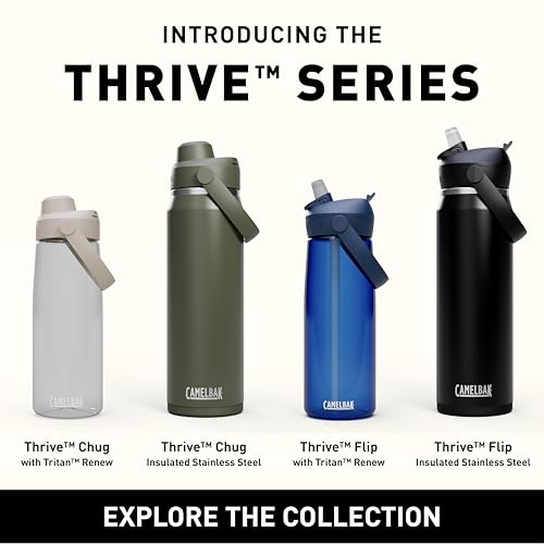 CamelBak Thrive Flip Straw Insulated Stainless Steel Water Bottle, Cold Retention Design for Everyday Hydration and Active Use, 40oz, Moss by CamelBak - Image 5