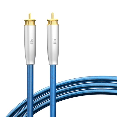 Cable fono blindado doble RCA macho para transmisión de audio estéreo de alta fidelidad