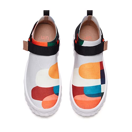 Image of UIN Shoes for Women Slip On Sneakers Comfortable Lightweight Barefoot Travel Art Painted Casual Loafers