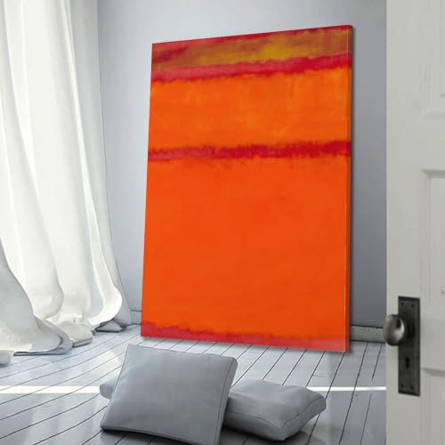 Toile murale Mark Rothko Orange impression haute définition - 3