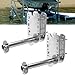 Gtouse Boat Lift Wheel Kit Adjustable Boat Lift Installation Wheel Kit Heavy Duty Boat Lift Wheel Bracket for Easy Move Your Heavy Lift