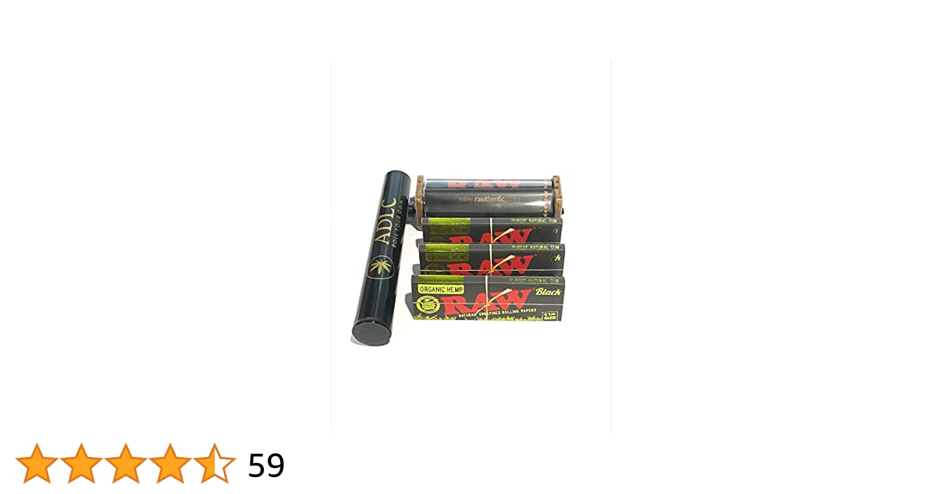 Amazon.com: Raw Black Organic Hemp 1 1/4 (3 packs) Raw two