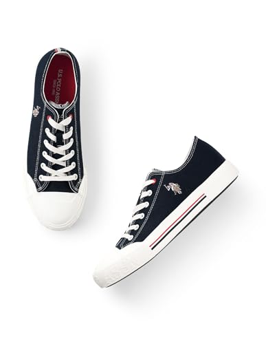 Image of U.S. Polo Assn. Men's Shoe |Drew 2.0|Black Stylish Casual Sneaker